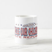 Heben Sie unsere Kinderrechte Tasse an (Mittel)