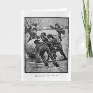 Heben weg! feiertagskarte