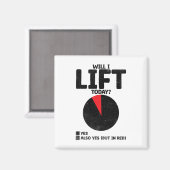Heben wir heute Gewicht Magnet (Vorderseite/Rückseite)
