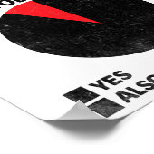 Heben wir heute Gewicht Poster (Ecke)