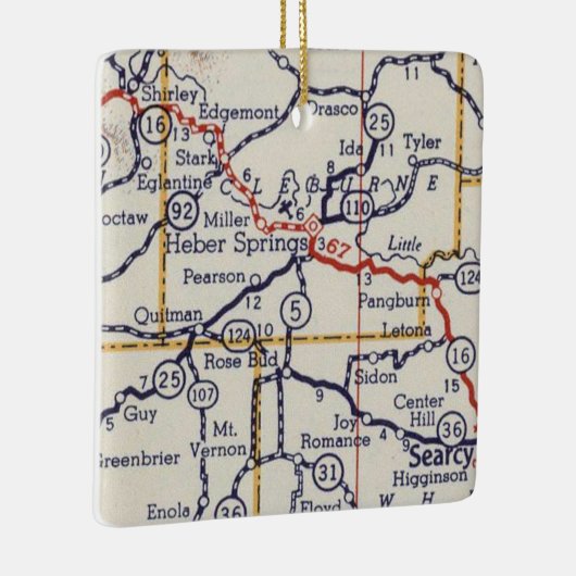 Heber Springs AR Keramikornament (Rechts)