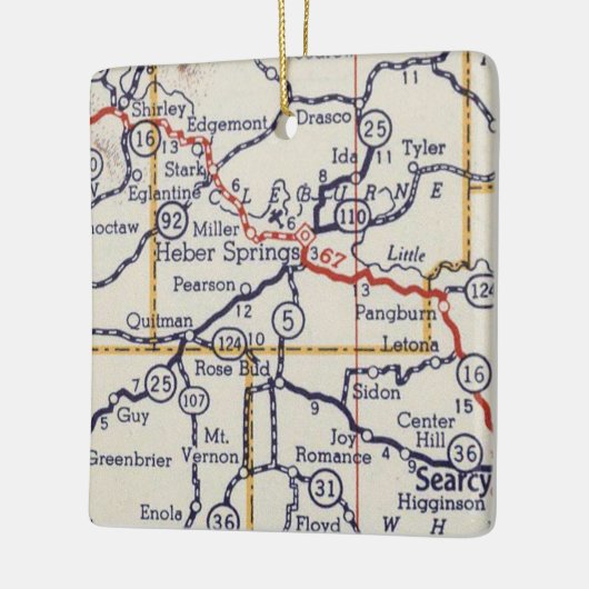 Heber Springs AR Keramikornament (Links)