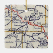 Heber Springs AR Keramikornament (Rückseite)