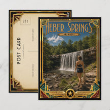 Heber Springs Arkansas Vintage Art Deco Golden Age