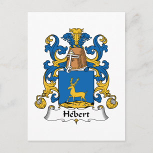 Hebert Familienwappen Postkarte