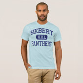 Hebert - Panther - Highschool - Beaumont Texas T-Shirt (Vorne ganz)