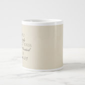 Hebräer 10:23 Hoffnung Bibelvers Tasse (Vorderseite)