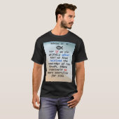 Hebräer 10: 26 T-Shirt (Vorne ganz)