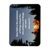 Hebräer 11:1 Nun ist der Glaube der Inhalt von Din Magnet (Vertikal)