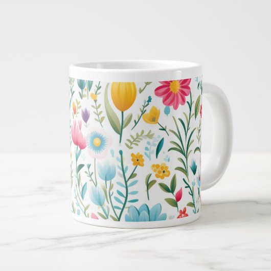 Hebräer 11,1 Riesige Kaffeetasse Jumbo-Tasse (Vorderseite Rechts)