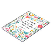 Hebräer 11:1 Spiral-Foto-Notizbuch Notizblock (Linke Seite)