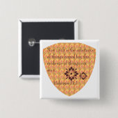 Hebräer-11:1knopf Button (Vorne & Hinten)