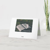 Hebräer 11:6 Ohne Glauben kann Gott nicht gefallen Karte (Rückseite)