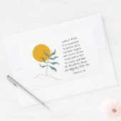 Hebräer 11:6 Ohne GLAUBWÜRDIGKEIT unmöglich, bitte Rechteckiger Aufkleber (Umschlag)