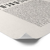 Hebräer 11 - Der Glaube an die Handschrift der Kun Poster (Ecke)