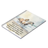 Hebräer 12 1-2 Ließ uns Laufen mit der Ausdauerbib Notizblock (Linke Seite)