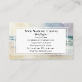 Hebräer 12 1-2 Ließ uns Laufen mit der Ausdauerbib Visitenkarte (Rückseite)