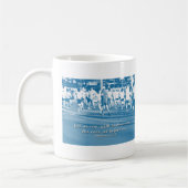 Hebräer 12:1 Ließ uns, das Rennen zu führen Kaffeetasse (Links)