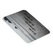 Hebräer 12:1 Ließ uns mit Ausdauer zu laufen... Magnet (Rechte Seite)