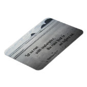 Hebräer 12:1 Ließ uns mit Ausdauer zu laufen... Magnet (Linke Seite)