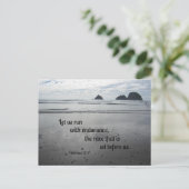 Hebräer 12:1 Ließ uns mit Ausdauer zu laufen... Postkarte (Stehend Vorderseite)