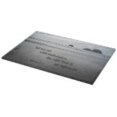 Hebräer 12:1 Ließ uns mit Ausdauer zu laufen... Schneidebrett (Ecke)