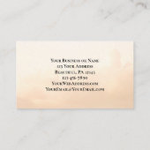 Hebräer 12:28 Ein Königreich, das nicht erschütter Visitenkarte (Rückseite)