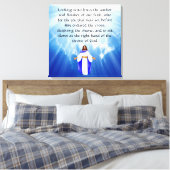 Hebräer 12:2 leinwanddruck (Insitu (Schlafzimmer))