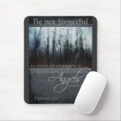 Hebräer-13:2 Engels-Zitat Mousepad (Mit Mouse)