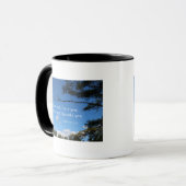 Hebräer 13:5 Ich werde euch nie verlassen Tasse (Vorderseite Links)