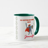 Hebräer 13:6 Fett Bekräftigung ohne Furcht Jesus C Tasse (VorderseiteRechts)