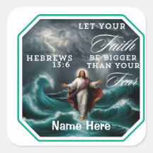 Hebräer 13:6 Glaube über Befürchtungen nach Maß