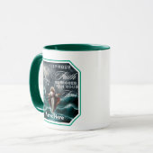 Hebräer 13:6 Glaube über Befürchtungen nach Maß Tasse (Vorderseite Links)