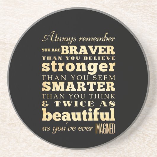 Hebräer-16:9 - Unternehmen und Sicher-Anker des Sandstein Untersetzer (Vorne)