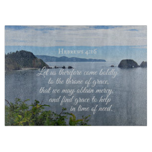 Hebräer 4:16 Ließ uns daher mutig zu den Schneidebrett