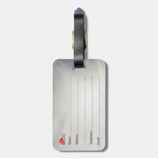 Hebräer-6:19 Gepäckanhänger (Rückseite vertikal)