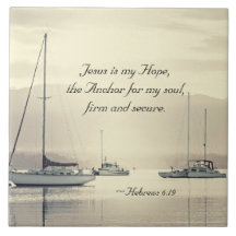 Hebräer 6:19 Jesus Anker für mein Soul, Segelboote