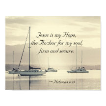 Hebräer 6:19 Jesus Anker für mein Soul, Segelboote