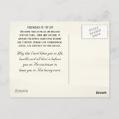 Hebräer 6:19 Jesus Anker für mein Soul, Segelboote Postkarte (Rückseite)