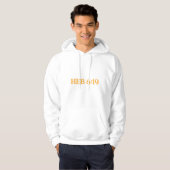 Hebräer 6:19 Kapuzenpullover mit dem Design 'In Ch Hoodie (Vorne ganz)
