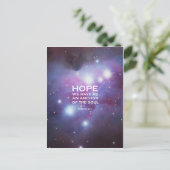 Hebräer 6:19 postkarte (Stehend Vorderseite)