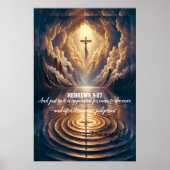 Hebräer 9:27 und so, wie es für den Menschen besti Poster (Vorne)