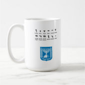 Hebräer Aleph Wetten-Tasse Kaffeetasse (Links)