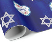Hebräer "Shalom" Geschenkpapier (Rolleneckpunkt)