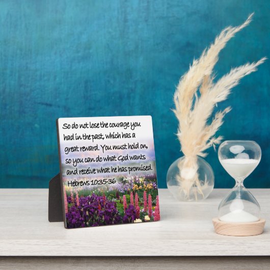 Hebräisch 10:35-36 fotoplatte (InSitu)