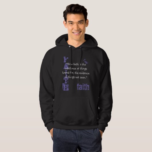 Hebräisch 11:1 hoodie (Vorne ganz)