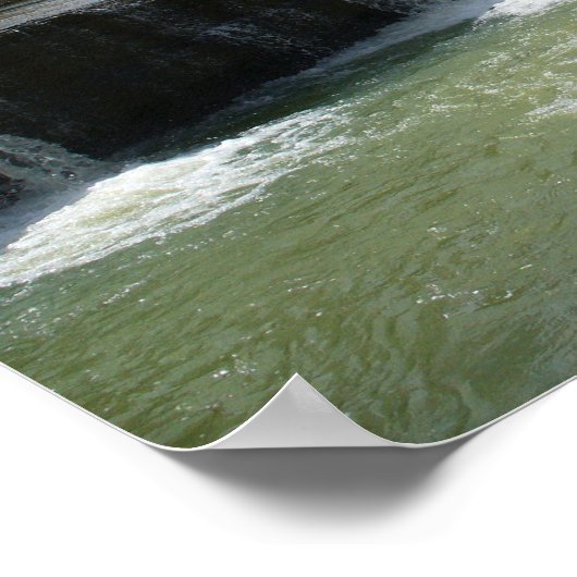 Hebräisch 11:1 Wasserfall Poster (Ecke)