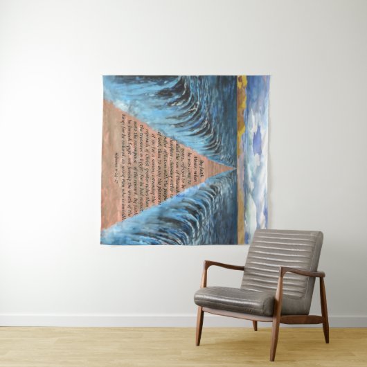 Hebräisch 11:24-27 wandteppich (Beispiel (Horizontal))