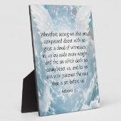 Hebräisch 12:1 fotoplatte (Seite)