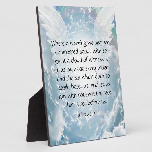 Hebräisch 12:1 fotoplatte (Seite)